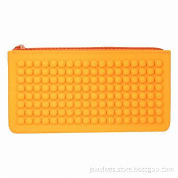 Silicone doted purses for lady